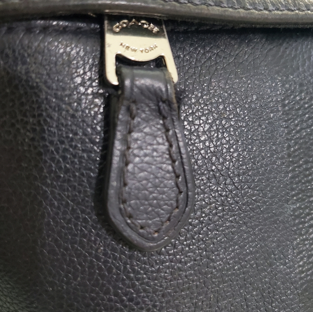 Coach Black and Blue Backpack with Durable Design - Picture 3 of 5